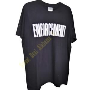 Pudala Black Tactical Shirt – Enforcement – Short Sleeve, Size Large